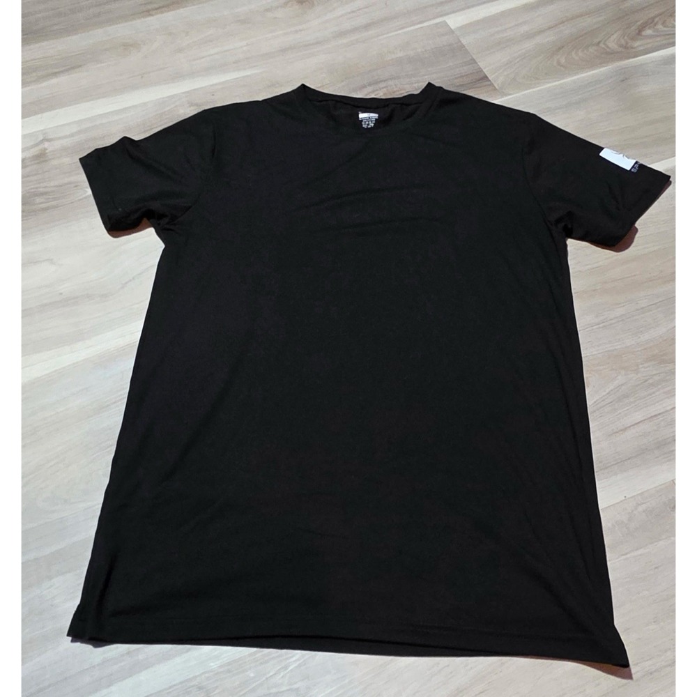 Spyder Mens T-Shirt Activewear Performance Training Gym Top Small Black S Tee